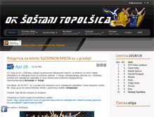 Tablet Screenshot of ok-sostanj-topolsica.com